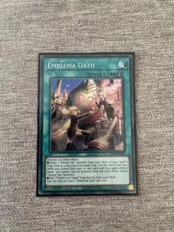 Konami Yu-Gi-Oh! Emblema Oath MP24-EN146 MP24 Spell Card 1st Edition - Image 1