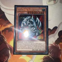 Blue-Eyes Toon Dragon SRL-EN000 25th Anniversary Yu-Gi-Oh NM - Image 1