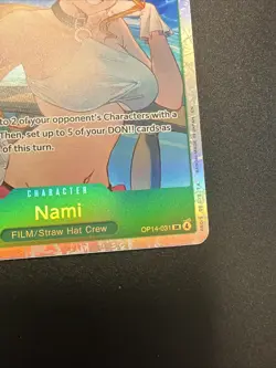 Nami OP14-031 The Azure Sea's Seven Foil - Image 3
