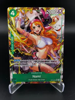 Nami (Alternate Art) OP14-031 Super Rare The Azure Sea's Seven One Piece Foil NM - Image 1