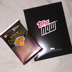 Topps Now 2025-26 NBA Finals Champions New York Knicks Pack - 16 Cards - Image 1