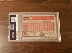 1981 Drake’s Big Hitters #4 Dave Parker Signed Auto PSA Authenticated - Image 2