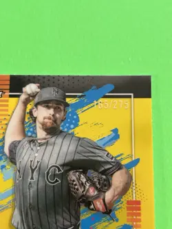 Nolan McLean 2026 Topps Finest (RC,SP,SN) Yellow Chrome Refractor #’d 165/275 - Image 2