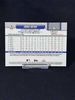 Shohei Ohtani Topps Chrome 2026 REFRACTOR Los Angeles Dodgers #1 - Image 2