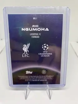 Rio Ngumoha Wonderkids Wk-1 RC 2025-26 Topps Chrome Uefa Club Competitions - Image 2