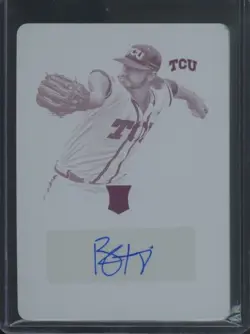 2015 Panini National Treasures Brandon Finnegan #212 RC Printing Plate Auto 1/1 - Image 1