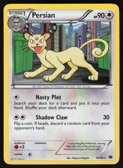 Pokemon TCG - Next Destinies - Persian 81/99 Cosmos Holo - P - Image 1