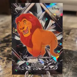 Topps 2025 Chrome Disney Lion King Mufasa Sapphire Selections SS-2 Numbered 1/10 - Image 1