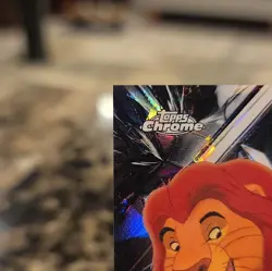 Topps 2025 Chrome Disney Lion King Mufasa Sapphire Selections SS-2 Numbered 1/10 - Image 3