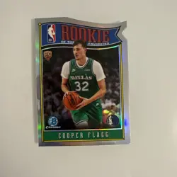 2025 Bowman Chrome Cooper Flagg Rookie Of The Year Favorites #RY-1 Refractor ROY - Image 1