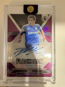 Panini Prizm 2021-22 Premier League Deco Chelsea Flashback Auto FB-D 20/25 - Image 1