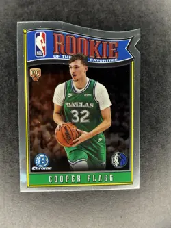 2025-26 Bowman - Rookie of the Year Favorites Cooper Flagg #RY-1 (RC) - Image 1