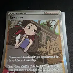Nintendo Pokemon TCG Roxanne GG66/GG70 Crown Zenith Galarian Gallery Holo Eng - Image 2