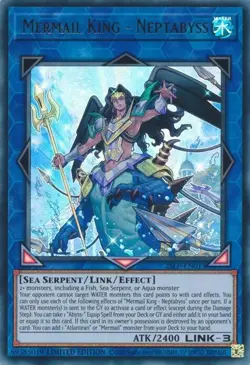 25LP-EN013 Mermail King-Neptabyss Ultra Rare Limited Edition NM YuGiOh TCG - Image 1