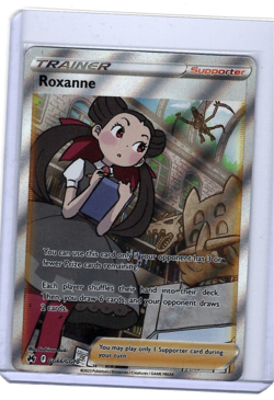 Pokemon TCG Roxanne Crown Zenith: Galarian Gallery GG66/GG70 Holo Ultra Rare - Image 1
