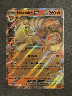 Pokemon Ninetales ex 151 038/165 Double Rare Near Mint - Image 1