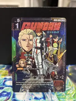 Gundam Tcg Freedom Ascension Gd05-085 Amuro Ray R+ Alt Art NM - Image 1