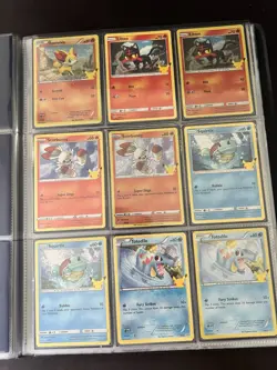 Pokemon 25th Anniversary McDonalds Complete Set Holo&NonHolo 50 Cards And Binder - Image 4