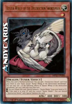 BUSTER WHELP OF THE DESTRUCTION SWORDSMAN • Ultra R • MP25 EN280 • 1Ed • Yugioh! - Image 1