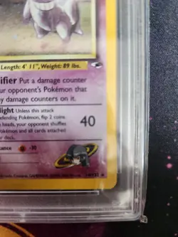PSA 9 Sabrina's Gengar 14/132 1st Edition Holo Pokemon Card WOTC Gym Heroes - Image 4