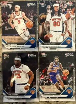 2026 NBA Finals Champions New York Knicks Topps NOW 16-Card Team Set SP Inculded - Image 4