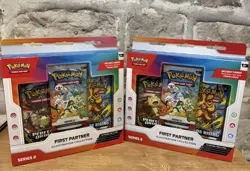 Pokemon TCG First Partner Illustration Collection Box Series 2 NEW/SEALED X2 - Image 1