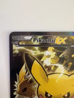 Pokemon TCG Pikachu EX XY124 Black Star Promo - Image 2
