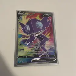 Pokemon Card Sableye V 194/202 Sword & Shield Full Art Base Set Near Mint - Image 1