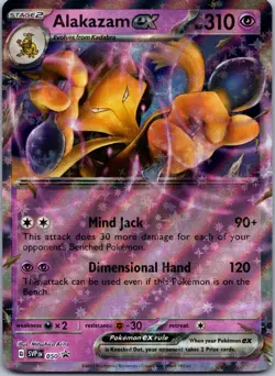Pokemon Alakazam ex 050 Scarlet & Violet Promo P Holo - Image 1