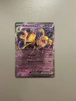 Pokemon TCG Alakazam EX 050 Black Star Promo Scarlet & Violet 151 NM - Image 1