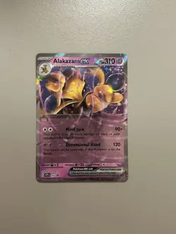 Pokemon TCG Alakazam EX 050 Black Star Promo Scarlet & Violet 151 NM - Image 2