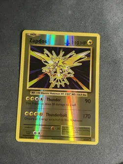 Zapdos 42/108 XY Evolutions Pokemon TCG Reverse Holo Rare NM Pack Fresh - Image 1