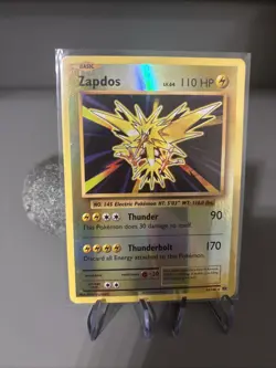 Pokemon TCG Zapdos Evolutions 42/108 Reverse Holo Rare Card - Image 1
