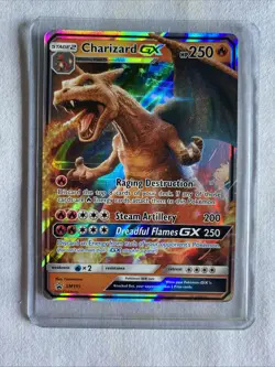 Charizard GX SM195 - Sun & Moon Black Star Promo Holo Pokemon - Image 1