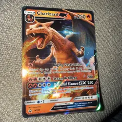 Charizard GX SM195 - Sun & Moon Black Star Promo Holo Pokemon - Image 1