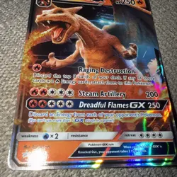Charizard GX SM195 - Sun & Moon Black Star Promo Holo Pokemon - Image 2