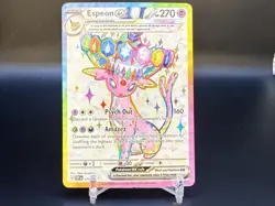 Espeon ex SVP 175 Prismatic Evolutions Premium Figure Collection Promo - Image 1
