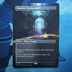 Shadowy Backstreet (Borderless) Murders at Karlov Manor Regular *MINT* - Image 2
