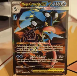 The Pokemon Company Mega Greninja EX 100/086 CRIM Ultra Rare Holo English 350HP - Image 1
