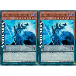 ASTROGRAPH SORCERER 2x (Stregone Astrografo) Ultra R • MP25 EN271 • 1Ed • Yugioh - Image 1