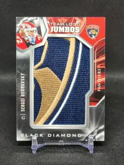 2022-23 Upper Deck Black Diamond Sergei Bobrovsky Team Logo Jumbo Patch #TL-SB - Image 1