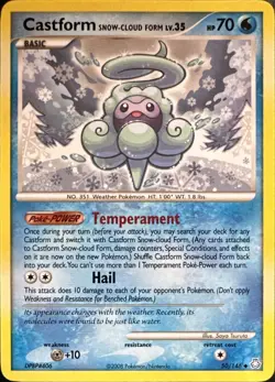 Castform Snow-Cloud Form 50/146 Uncommon Legends Awakened Pokemon Lightly Played - Image 1