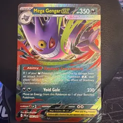 Mega Gengar ex 056/094 Near Mint Phantasmal Flames Double Rare Holo Pokemon - Image 1