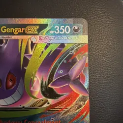 Mega Gengar ex 056/094 Near Mint Phantasmal Flames Double Rare Holo Pokemon - Image 4