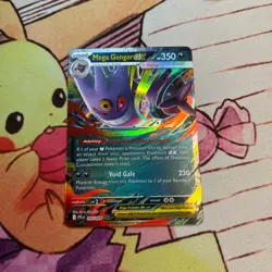Mega Gengar ex 056/094 Double Rare Phantasmal Flames Pokemon Holo Near Mint - Image 1