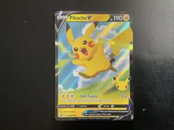 Pokemon TCG Pikachu V SWSH143 Sword & Shield Promo Holo Eng HP 190 NM - Image 1