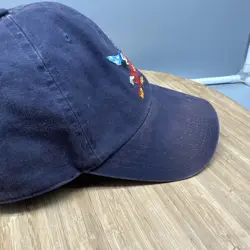 VTG Disney Fantasia Hat Mickey Mouse USA Sorcerer Cap Blue Embroidered - Image 5