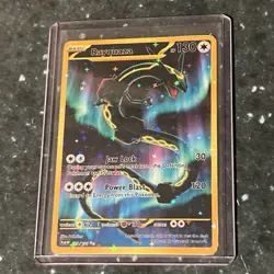Fan-Made Rayquaza Pokemon Card – Custom Collectible Card - Image 1