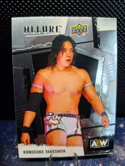 AEW Konosuke Takeshita Upper Deck Card Bundle Wrestling AEW NJPW Title Ambitions - Image 3