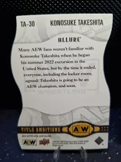 AEW Konosuke Takeshita Upper Deck Card Bundle Wrestling AEW NJPW Title Ambitions - Image 4